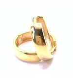 Argola africana de ouro amarelo 18k - 2BRO0149 Argola africana de ouro amarelo 18k - 2BRO0149