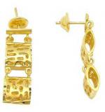 Brinco em ouro amarelo 18k Feminino - 2BRO0238 Brinco em ouro amarelo 18k Feminino - 2BRO0238
