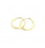 Argola africana em ouro amarelo 18k - 2BRO0475