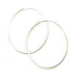 Argola Africana oval em ouro amarelo 18k feminina - 2BRO0602
