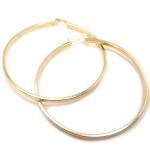 Argola Africana em ouro amarelo 18k feminina - 2BRO0707