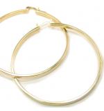 Argola Africana em ouro amarelo 18k feminina - 2BRO0707