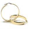 Argola africana em ouro 18k feminina - -2BRO0745