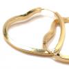 Argola africana em ouro amarelo 18k - coração