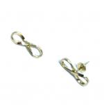 Brinco em ouro amarelo 18k - Infinito - 2BRO1058