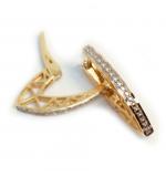 Brinco em ouro amarelo 18k feminino - 2BRO1062 Brinco em ouro amarelo 18k feminino - 2BRO1062