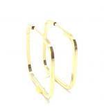 Brinco em ouro amarelo 18k feminina - Africana - 2BRO1091