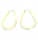 Brinco em ouro amarelo 18k feminina - Africana - 2BRO1092