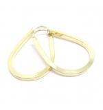 Brinco em ouro amarelo 18k feminina - Africana - 2BRO1092