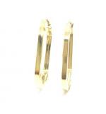 Brinco em ouro amarelo 18k feminina - Africana - 2BRO1093