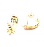 Brinco em ouro 18k com zircnia feminino - 2BRZ0033