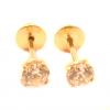 Brinco em ouro 18k feminino com zirconia - 2BRZ0137