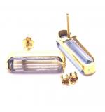 Brinco em ouro 18k feminino com topázio - 2BTO0010