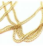 Colar em ouro 18k - Groumette fechada - Masculino - 60 cm - 2CLO0110