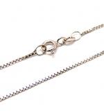 Corrente de ouro branco 18k - Veneziana 45cm