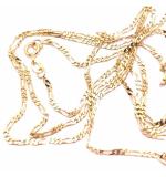 Corrente em ouro amarelo 18k - Groumette  3x1 - 60 cm - 2CLO0170