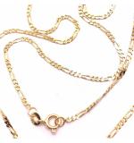 Corrente em ouro amarelo 18k - Groumette  3x1 - 60 cm - 2CLO0170