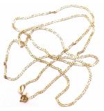 Corrente de ouro amarelo 18k - Veneziana oval aberta - 60 cm - 2CLO0171