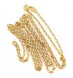 Corrente em ouro amarelo 18k - Jia tipo elos - Masculina - 60 cm -2CLO0187