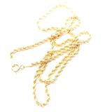 Cordo de ouro amarelo 18k - Tipo corda - 45 cm - 2CLO0354