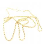 Cordo de ouro amarelo 18k - Tipo corda - 45 cm - 2CLO0354