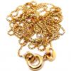 Colar de ouro amarelo 18k tipo veneziana - Feminino - 45 cm