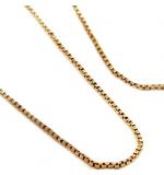Colar de ouro amarelo 18k tipo veneziana - Feminino - 45 cm
