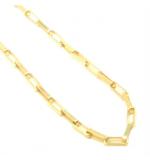 Cordo de ouro 18k - Veneziana aberta - Masculino - 60 cm - 2CLO0500