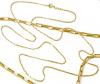 Corrente de ouro amarelo 18k - Elo retangular  - Feminina - 45 cm - 2CLO0514