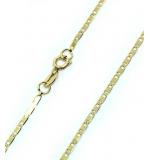 Colar em ouro 18k - Cadeado achatado - Feminino 45cm - 2CLO0579