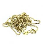 Colar em ouro amarelo 18k - Veneziana dupla - Feminino - 60 cm