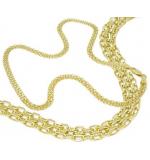 Corrente de ouro amarelo 18k - Esteira - 45 cm - 2CLO0595 Corrente de ouro amarelo 18k - Esteira - 45 cm - 2CLO0595
