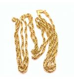 Colar em ouro 18k - Singapura larga - Masculino - 70 cm - 2CLO0604