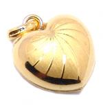Corao em ouro amarelo 18k - Oco