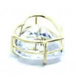 Pingente em ouro 18k com zirconia - Corao - 2CRZ0002