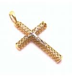 Cruz de ouro amarelo 18k - 2CZO0008