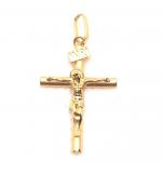 Crucifixo em ouro amarelo 18k - 2CZO0042