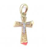 Crucifixo em ouro amarelo 18k - 2CZO00105