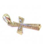 Crucifixo em ouro amarelo 18k - 2CZO00105