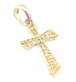Crucifixo em ouro amarelo 18k - 2CZO00105
