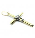 Crucifixo em ouro amarelo 18k - 2CZO0293