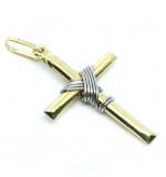 Crucifixo em ouro amarelo 18k - 2CZO0293