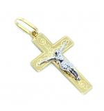 Crucifixo em ouro 18k  - Com imagem - 2CZO0299