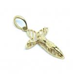 Crucifixo em ouro 18k  - Com imagem - 2CZO0302