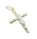 Crucifixo em ouro amarelo 18k - Imagem - 2CZO0309