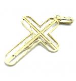 Crucifixo de ouro 18k - 2CZO0318