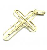 Crucifixo de ouro 18k - 2CZO0318