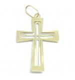 Crucifixos de ouro 18k - Vazado - 2CZO0327
