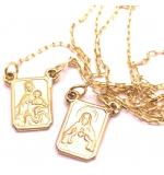 Escapulrio em ouro amarelo 18k - 2GRO0011