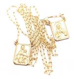 Escapulrio em ouro amarelo 18k - 2GRO0011